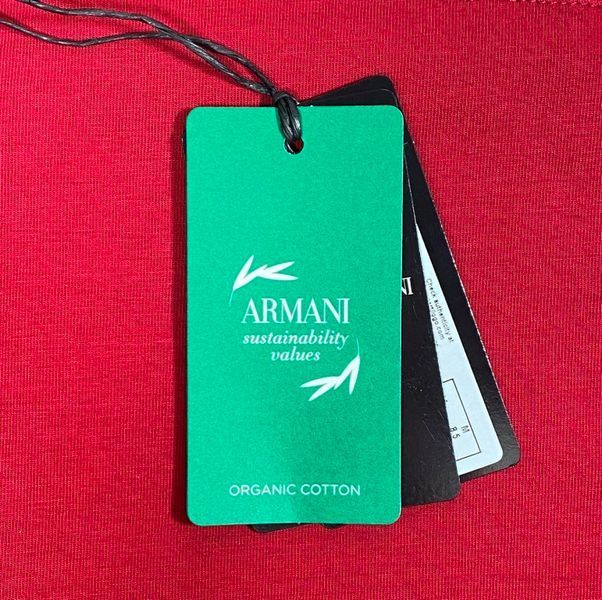Мужская пижама Emporio Armani из органического хлопка &ndash; вишнево-красная EM 000616 AF14978 U5084 фото