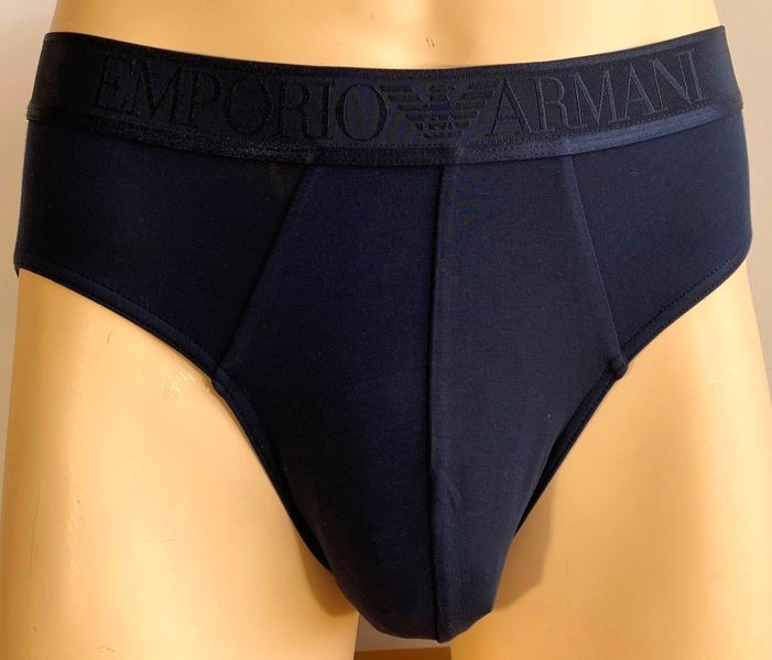 Чоловічі труси BRIEF Emporio Armani Armani Blue (SOFT MODAL) Італійська білизна преміум з м&rsquo;якого модалу для щоденного комфорту AF14988 EM000229 UB102 фото