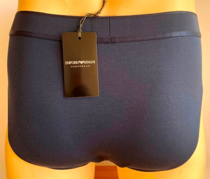 Чоловічі труси BRIEF Emporio Armani Armani Blue (SOFT MODAL) Італійська білизна преміум з м&rsquo;якого модалу для щоденного комфорту AF14988 EM000229 UB102 фото