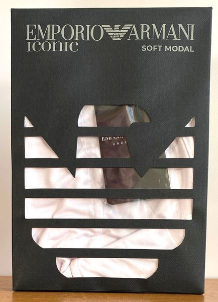 Чоловічі труси BRIEF преміум якості / ARMANI WHITEІталійські труси Emporio Armani з м&rsquo;якого модалу &ndash; ідеальна посадка та комфорт на кожен день AF10783 EM000360 U0002 фото