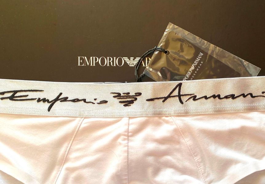 Чоловічі труси BRIEF преміум якості / ARMANI WHITEІталійські труси Emporio Armani з м&rsquo;якого модалу &ndash; ідеальна посадка та комфорт на кожен день AF10783 EM000360 U0002 фото