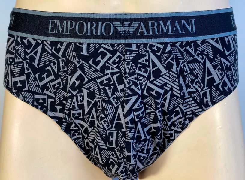 Чоловічі труси Emporio Armani 3-PACK TRUNK MC198 преміум якості AF10779 EM000369 MC198 фото