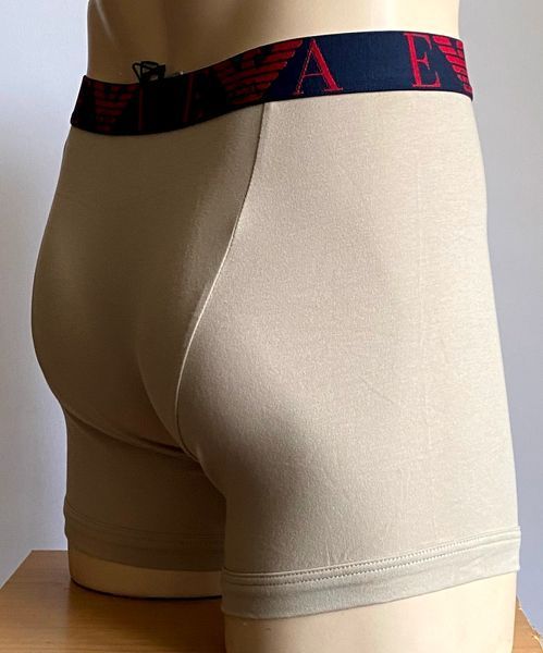 Чоловічі труси EMPORIO ARMANI 3-PACK TRUNK преміум AF20668  EM000261  M1189 фото